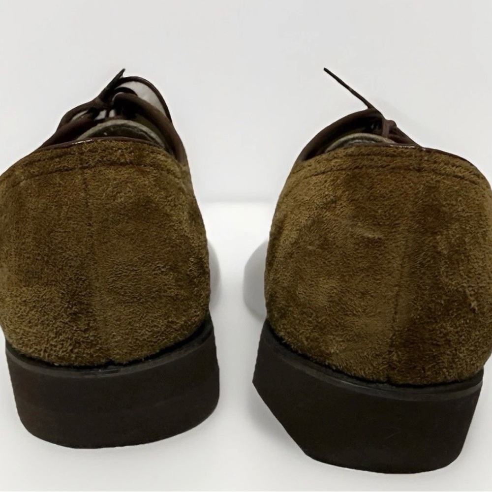 Vintage Hush Puppies Lee brown & tan suede Oxford shoes - Picture 5 of 7